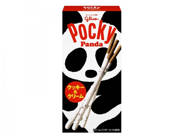 glico日本江崎格力高 - 熊貓版Pocky餅乾奶油百琪巧克力棒