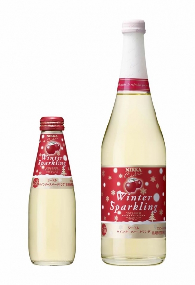 Asahi日本朝日啤酒 - NIKKA日果蘋果西打蘋果冬季碳酸酒津輕蘋果