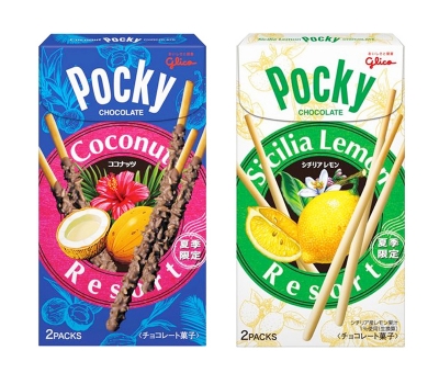 glico日本江崎格力高 - Pocky椰子百琪巧克力棒 / Pocky西西里檸檬百琪巧克力棒