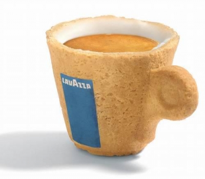 Lavazza - 可食用餅乾咖啡杯
