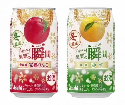 Asahi日本朝日啤酒 - Chu-Hi果實瞬間青森産完熟蘋果 / Chu-Hi果實的瞬間國產柚子
