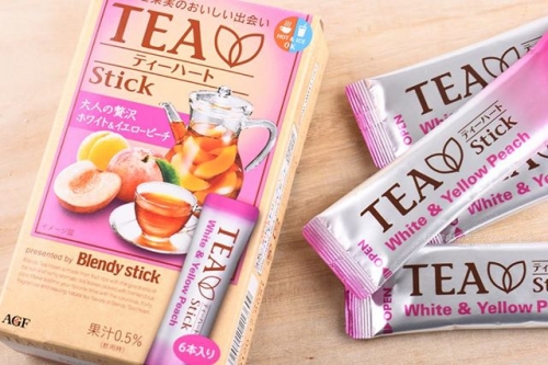 AGF - TEA Stick即溶白色水蜜桃與黃色水蜜桃果茶
