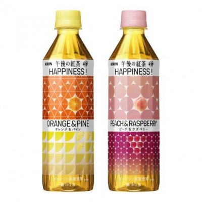 KIRIN日本麒麟 - 午後紅茶HAPPINESS系列柑桔鳳梨 / 水蜜桃覆盆子
