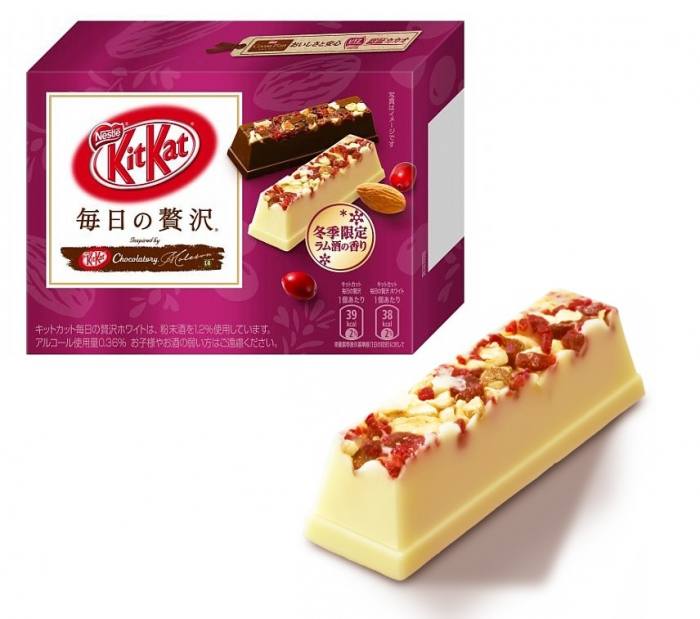 日本雀巢 - 每日贅澤：KitKat冬季限定蘭姆酒香奇巧巧克力