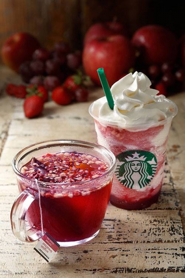 Starbucks Coffee日本星巴克咖啡 - 熱戀水果茶 / 鮮奶油熱戀水果星冰樂