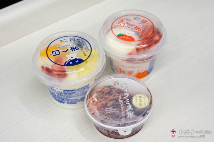 7-11日本便利商店 - 煉乳白熊冰 / 草莓白熊冰 / 提拉米蘇冰