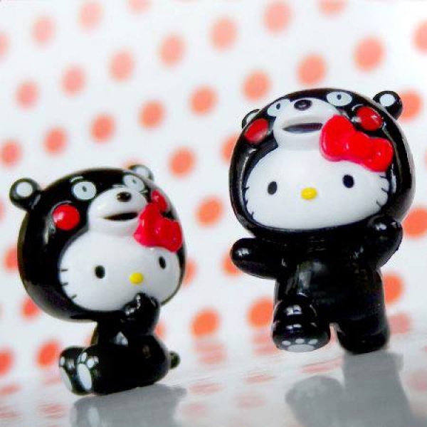 九州熊本限定熊本熊酷MA萌Hello Kitty凱蒂貓玩偶