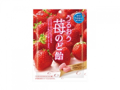 明治 - 美味潤喉糖草莓口味