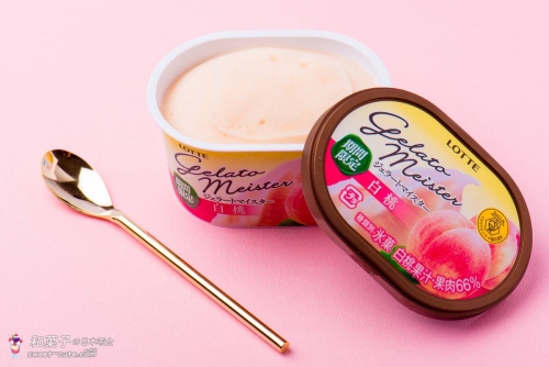 LOTTE日本樂天 - Gelato Meister白色水蜜桃義式冰淇淋