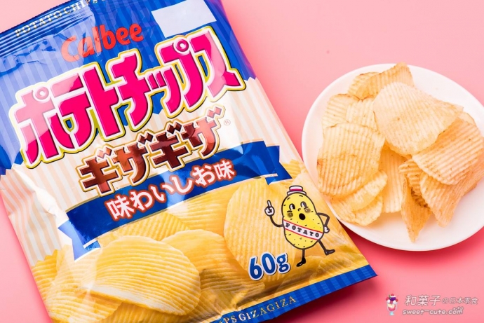 Calbee日本卡樂比 - 鹽味波浪洋芋片
