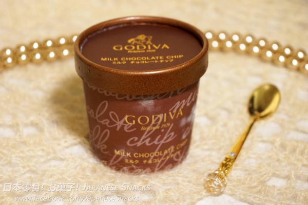 GODIVA日本歌帝梵巧克力 - 牛奶愛心巧克力豆冰淇淋