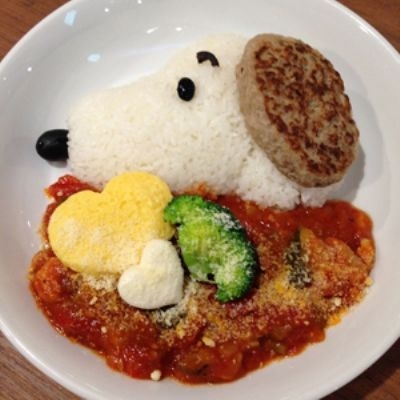 SNOOPY × TOWER RECORDS CAFÉ - 雞肉蕃茄燉煮漢堡飯