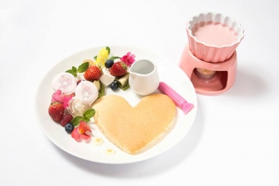 澀谷Parco THE GUEST cafe＆diner My Melody &amp; My Sweet Piano Cafe - 美樂蒂與小綿羊的鬆餅巧克力火鍋