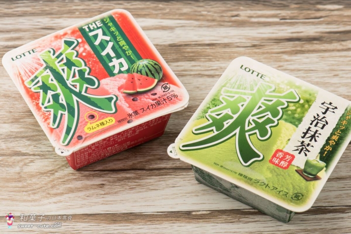 LOTTE日本樂天 - 西瓜爽冰 / 宇治抹茶爽冰