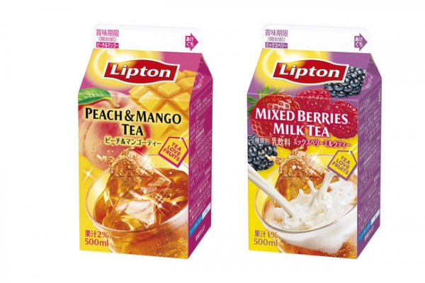 Lipton日本立頓紅茶 - 水蜜桃芒果茶 / 綜合莓果奶茶