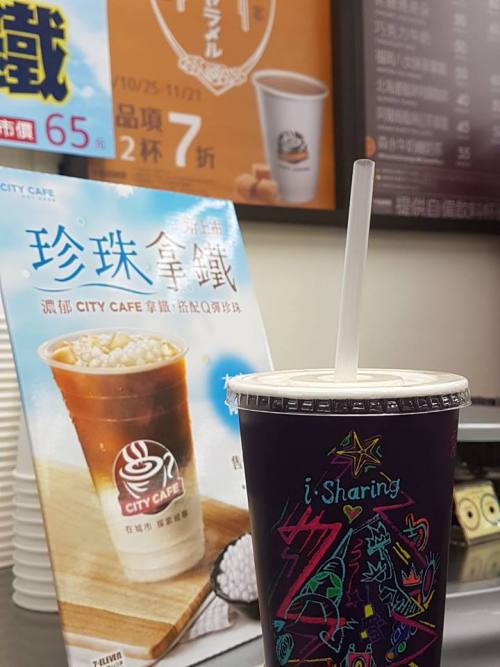 台灣7-11便利商店 - CITY CAFE珍珠拿鐵