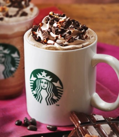 Starbucks Coffee Japan日本星巴克咖啡 - 情人節巧克力布朗尼摩卡咖啡