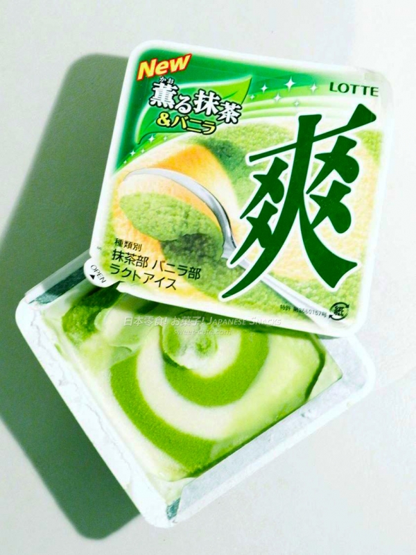 LOTTE日本樂天 - 薫香抹茶香草爽冰