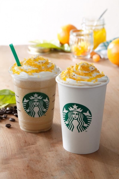 Starbucks Coffee日本星巴克咖啡 - 糖果柑橘拿鐵 / 糖果柑橘星冰樂