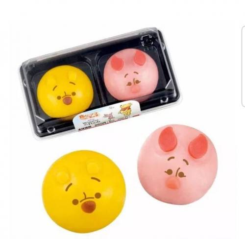 BANDAI - 食物吉祥物：小熊維尼和小豬
