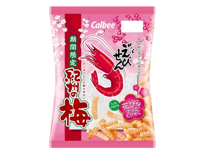 Calbee卡樂比 - 紀州梅蝦味先