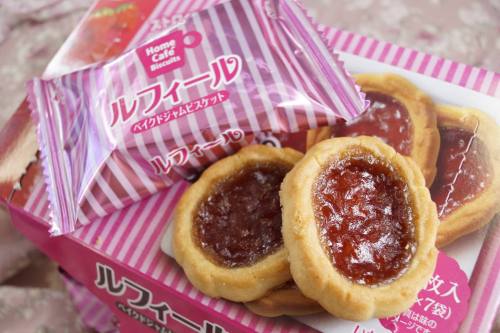 BOURBON日本北日本 - 魯菲魯草莓果醬烤餅乾