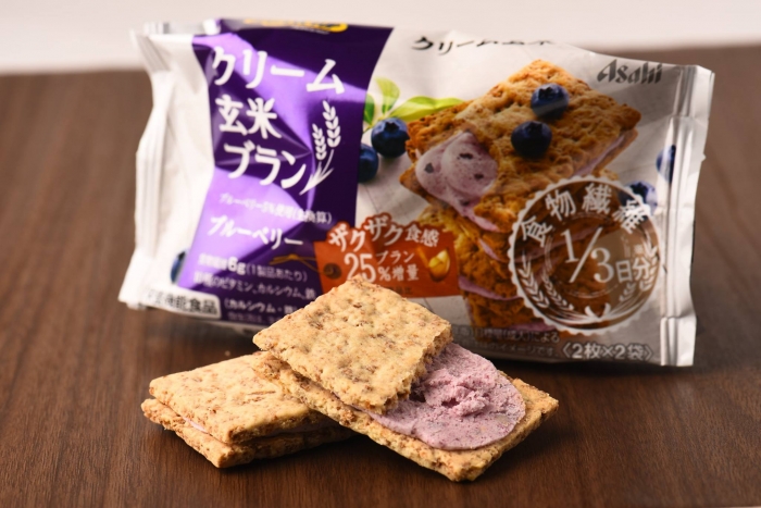Asahi日本朝日食品 - BalanceUp藍莓奶油糙米全麥餅乾