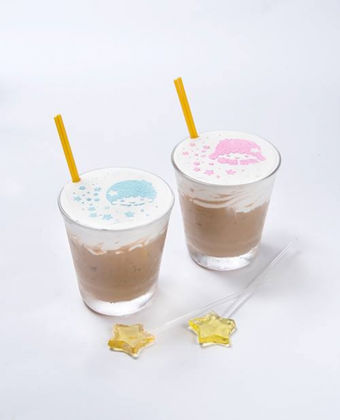 名古屋PARCO期間限定KiKi &amp; LaLa Cafe - 雲之KiKi☆拿鐵 / 雲之LaLa☆拿鐵