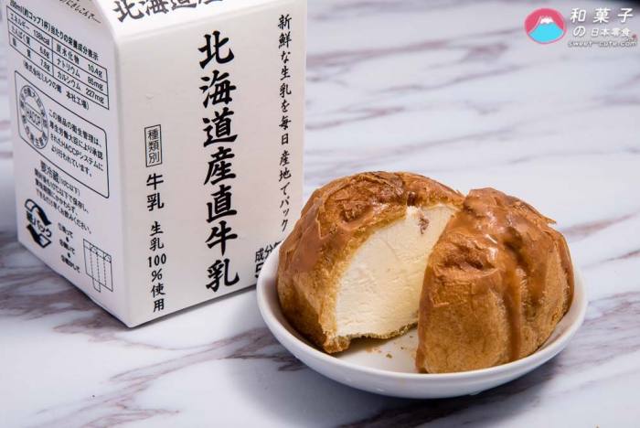 榮屋乳業 - 北海道産直牛乳泡芙冰淇淋