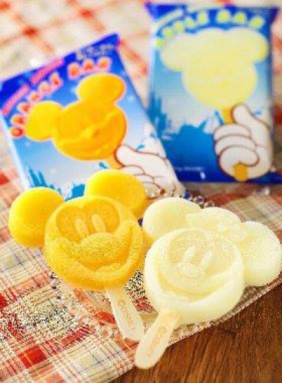 Tokyo Disneyland東京迪士尼樂園 - Mickey Mouse米奇米老鼠柑橘冰棒 / Minnie Mickey Mouse米妮蘋果冰棒