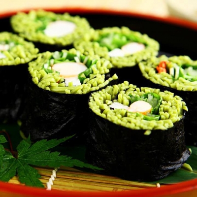 伊藤久右衛門 - 抹茶蕎麥麵壽司