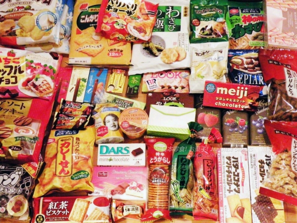 和菓子的零食山