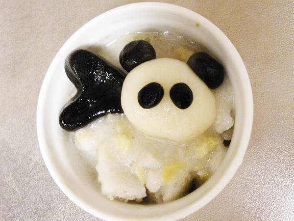 和菓子手作料理 - 熊貓巧克力白玉湯圓