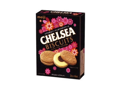 明治 - CHELSEA小花巧喜糖濃味蘇格蘭奶油糖果餅乾