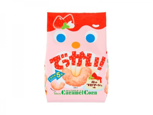 Tohato東鳩 - 巨無霸草莓乳酪焦糖玉米點心