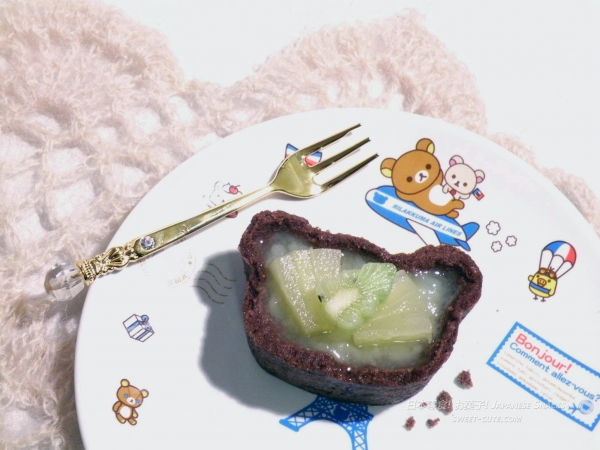 拉拉熊Valrhona法芙娜巧克力水果塔