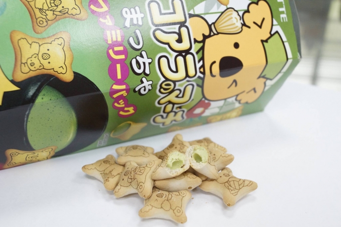 LOTTE日本樂天 - 抹茶小熊餅乾