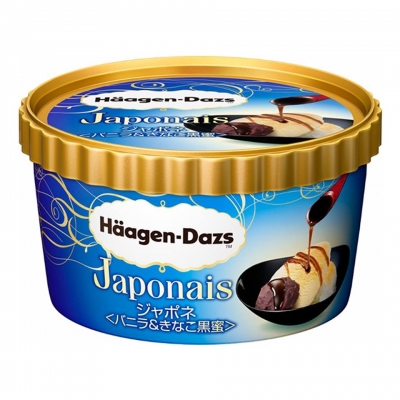 Häagen-Dazs日本哈根達斯 - 7-11日本便利商店限定Japonais和風香草黃豆粉黑糖蜜冰淇淋