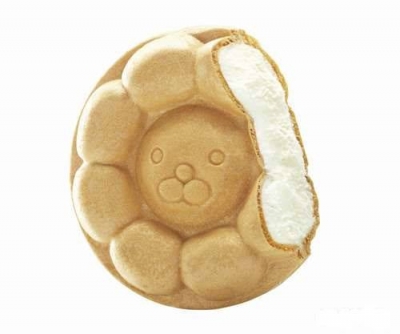日本Mister Donut - 波堤獅最中冰淇淋雪派