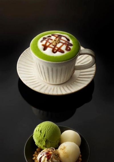 日本Tully's Coffee - 黑糖蜜抹茶拿鐵牛奶