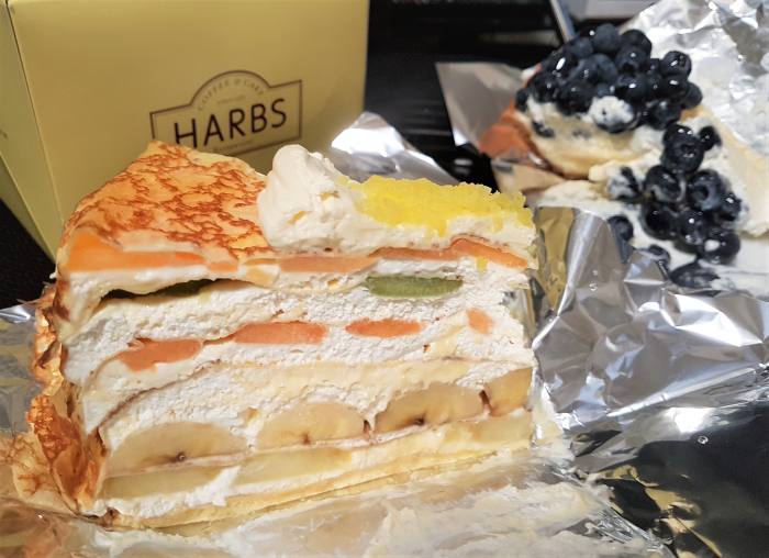 HARBS - 法式千層可麗餅蛋糕 / 藍莓乳酪塔