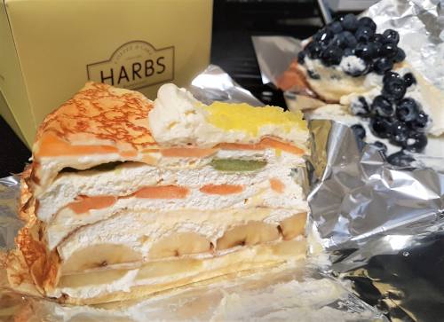 HARBS - 法式千層可麗餅蛋糕 / 藍莓乳酪塔