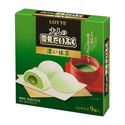 LOTTE日本樂天 - 濃郁抹茶大人雪見大福麻糬冰淇淋