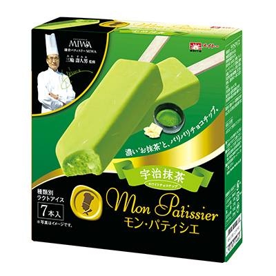 協同乳業 - Mon Patissier宇治抹茶白巧克力碎片冰棒