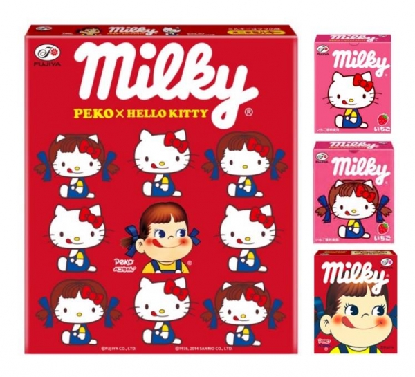 不二家 - Milky牛奶妹 &amp; Hello Kitty凱蒂貓禮盒