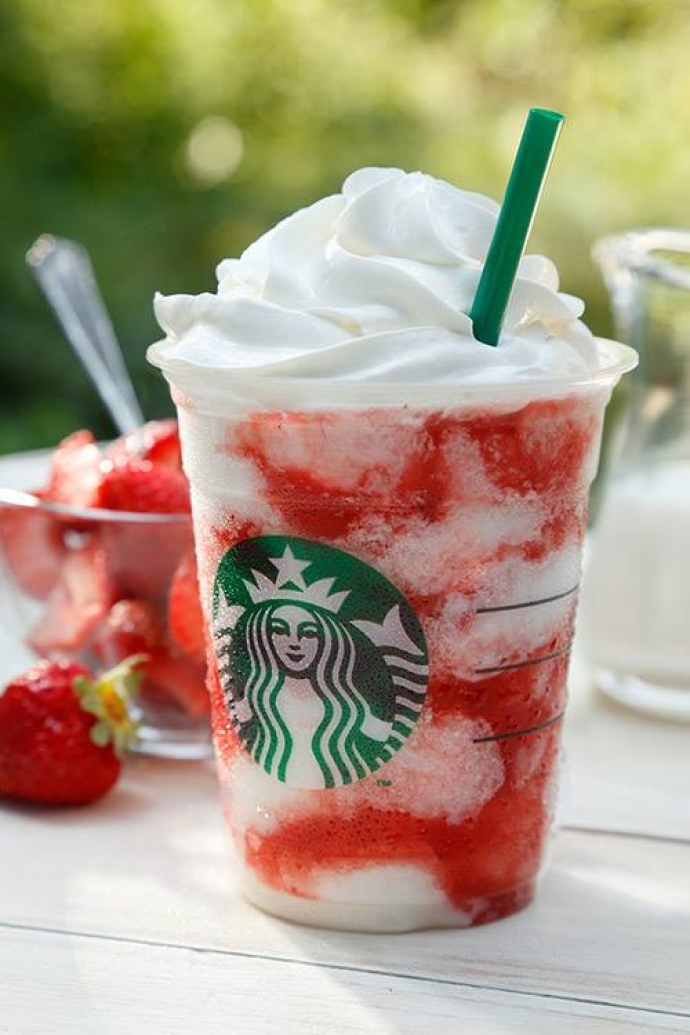 Starbucks Coffee日本星巴克咖啡 - 草莓鮮奶油星冰樂