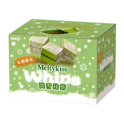 明治 - Meltykiss雪吻Whips鮮奶油慕斯淡雪抹茶巧克力