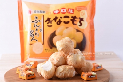 TIROL-CHOCO日本滋露巧克力 x 越後製菓 - 黃豆粉麻糬巧克力米菓