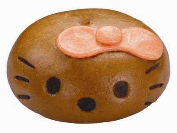 CircleKSunkus日本OK便利商店 - 小惡魔Hello Kitty凱蒂貓巧克力包子