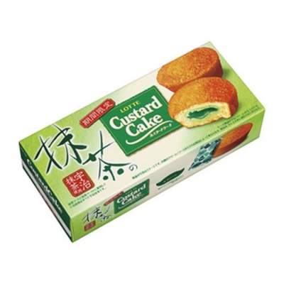 LOTTE日本樂天 - 抹茶卡士達奶油蛋糕